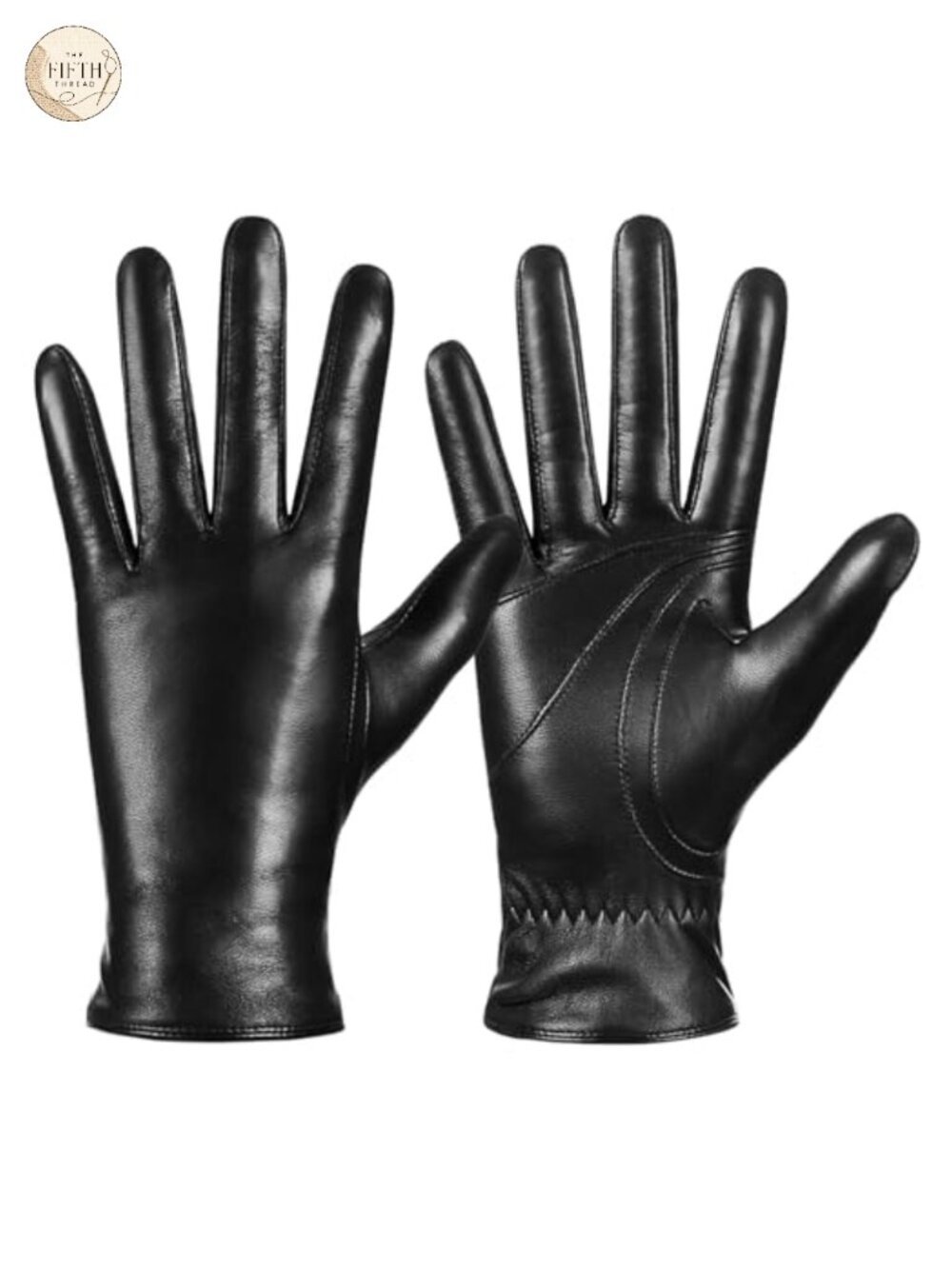 Sheepskin Leather Gloves Touchscreen Thermal Cashmere Lining